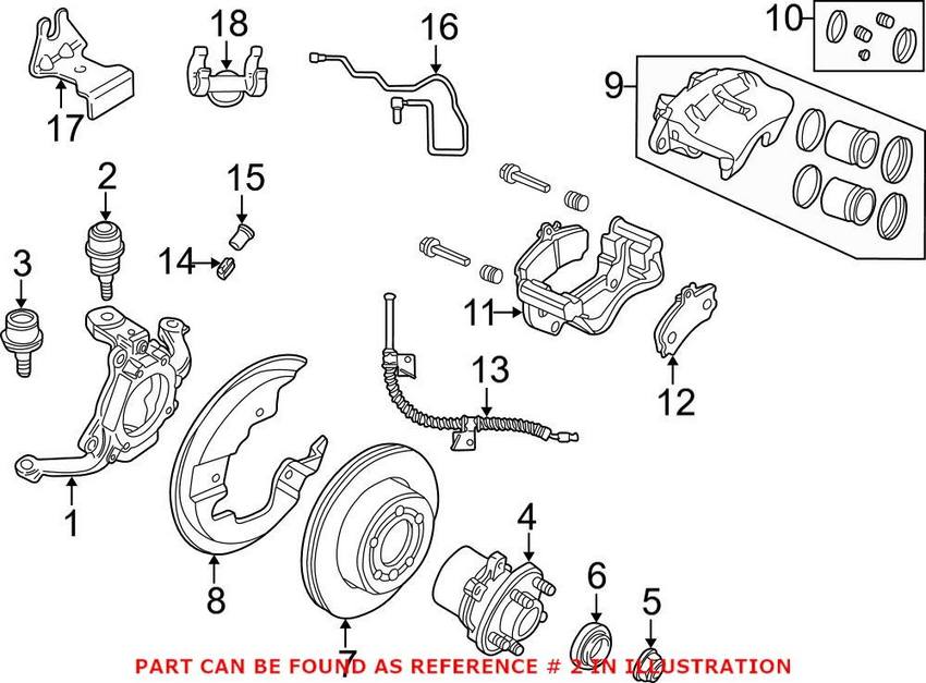 Land Rover Ball Joint - Front Upper FTC3570